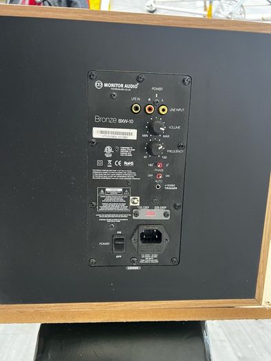 Monitor audio Bronze Surround sound setup