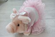 Plush Walking Oinking Toy Pig