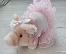Plush Walking Oinking Toy Pig