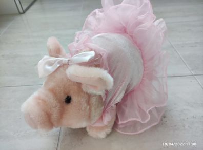 Plush Walking Oinking Toy Pig