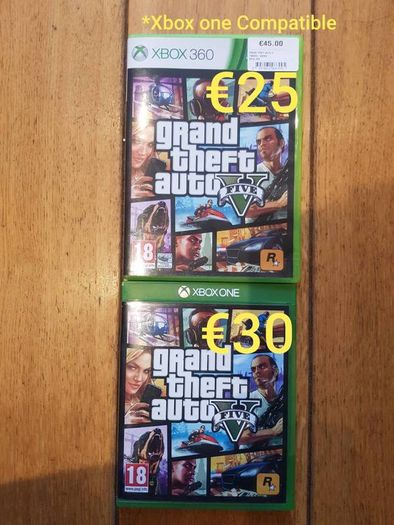 Starting from 5euro Xbox One/Xbox 360/PS3/PS2/PC games