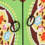 Hand Painted Sideboard Multicolour 70x35x60 cm Solid Mango Wood Image 2
