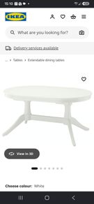 Ikea Rosenthorpe extendable dining table - Delivery and assembly