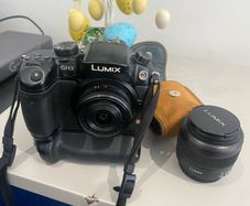 LUMIX GH3 with lens & battery grip.