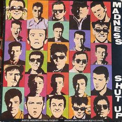 Madness. Shut up picture sleeve vinyl record single in vg+ condition