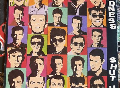 Madness. Shut up picture sleeve vinyl record single in vg+ condition