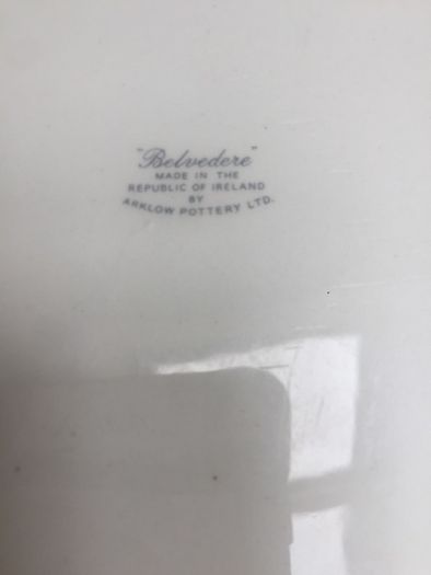 Arklow Belvedere plate