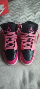 Air Jordan 1 Mid GS Coral Chalk UK 5.5