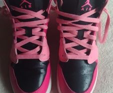 Air Jordan 1 Mid GS Coral Chalk UK 5.5