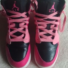 Air Jordan 1 Mid GS Coral Chalk UK 5.5
