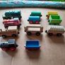 Kids wooden train set Image 2