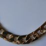 Vintage thick and heavy Yellow Gold Plated Figaro Men's Chain 19,5" Image 3