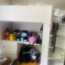 Ikea Loft Bed with desk and extra storage Image 2