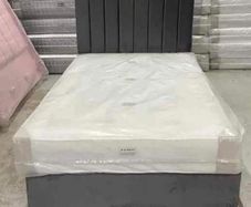 Double, Small double bed with mattress