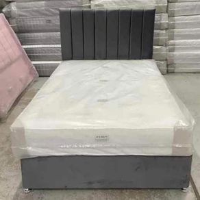 Double, Small double bed with mattress