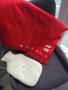 Avoca 100% Wool blanket & Matching Hot Water Bottle