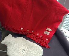 Avoca 100% Wool blanket & Matching Hot Water Bottle