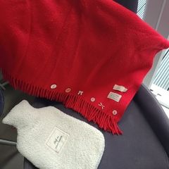 Avoca 100% Wool blanket & Matching Hot Water Bottle