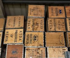 vintage tea chests