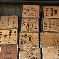 vintage tea chests
