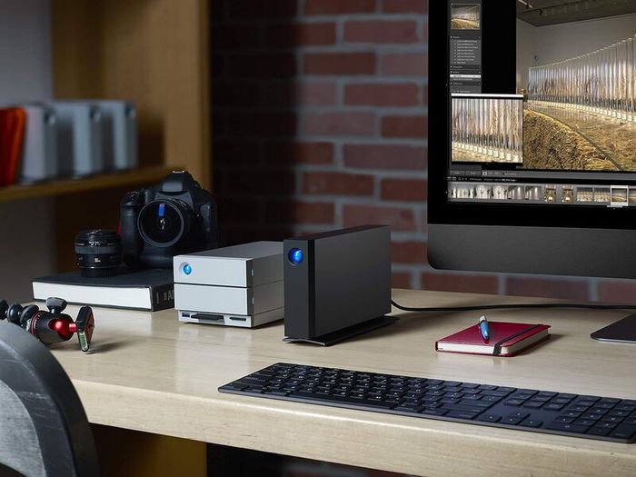 LaCie d2 Professional 16TB - USB-C Desktop External Hard Drive, for Mac and Windows - Professional desktop HDD for creative workflows