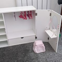 Our Generation 18 inch doll Wooden Wardrobe girls boys toy