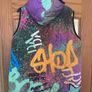 Italian lightly padded hooded longer line gilet size UK16 EU44 Postage included Image 9