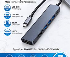 USB-C 7-in-1 Multiport Adapter Hub HDMI