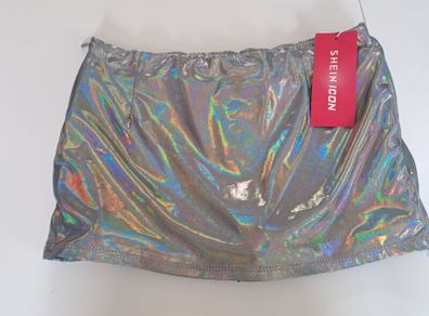 Shein Icon Metallic Skirt / Skort XXS - New with Tags