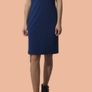 Gerard V-Neck Ruffle Cap Sleeve Sheath Midi Dress Image 4