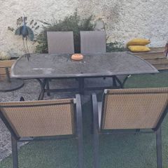 garden table 4 chairs