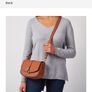 Meadows & Byrne brand new crossbody bag -- pecan colour Image 7