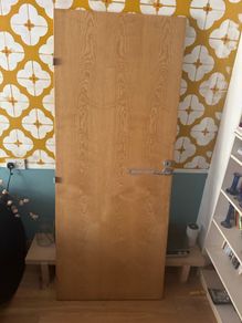 Solid flush door
