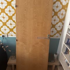 Solid flush door