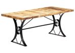 Dining Table 180x90x76 cm Solid Mango Wood