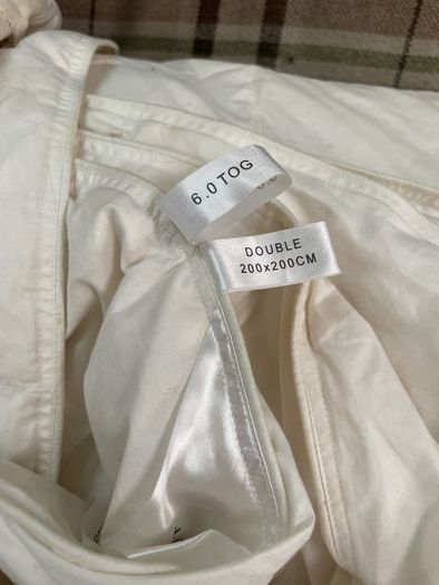 Duvet for double bed . Goose down