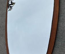 Vintage Danish style mirror c1970