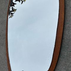 Vintage Danish style mirror c1970