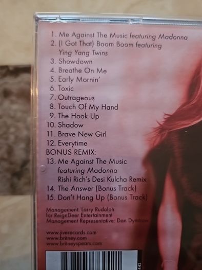 Britney Spears 4 CD Lot