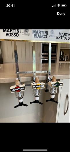 Martini Bar Man Cave Stand Alcohol Liquor Optic Spirit Dispenser