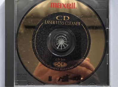 Maxell CD Lens Cleaner Gold - 6 Brush System