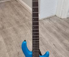Cort C5 Deluxe Candy Blue 5 String Bass Guitar