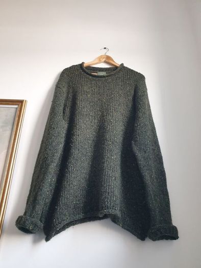 Wool Knitted Jumper Size Xl