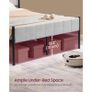 Double Metal Bed Grey (197 x 136.5 x 104 cm) Image 2