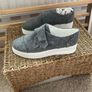 shoes lost ink grey Velcro flatform trainer style shoe size 40 Image 6