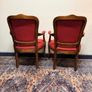 Pair of Vintage French Carved Armchairs Image 5