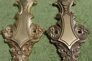 Vintage Ornate , Brass  Plates