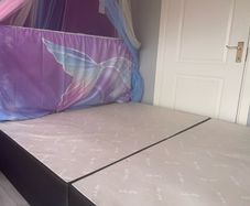 double divan bed base and headboard