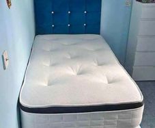 New Stylish single ,Double 4ft, 4ft6, King 5ft And 6ft Superking Sizes Divan Beds Instock. Drawers And Optional Tufted Mattresses Available. Free Delivery