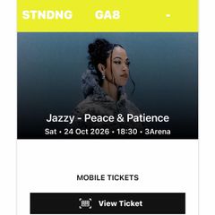Jazzy Standing 1 ticket
